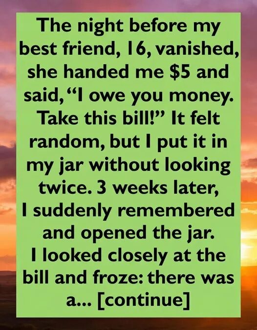 The Disappearing Friend and the Secret Note!