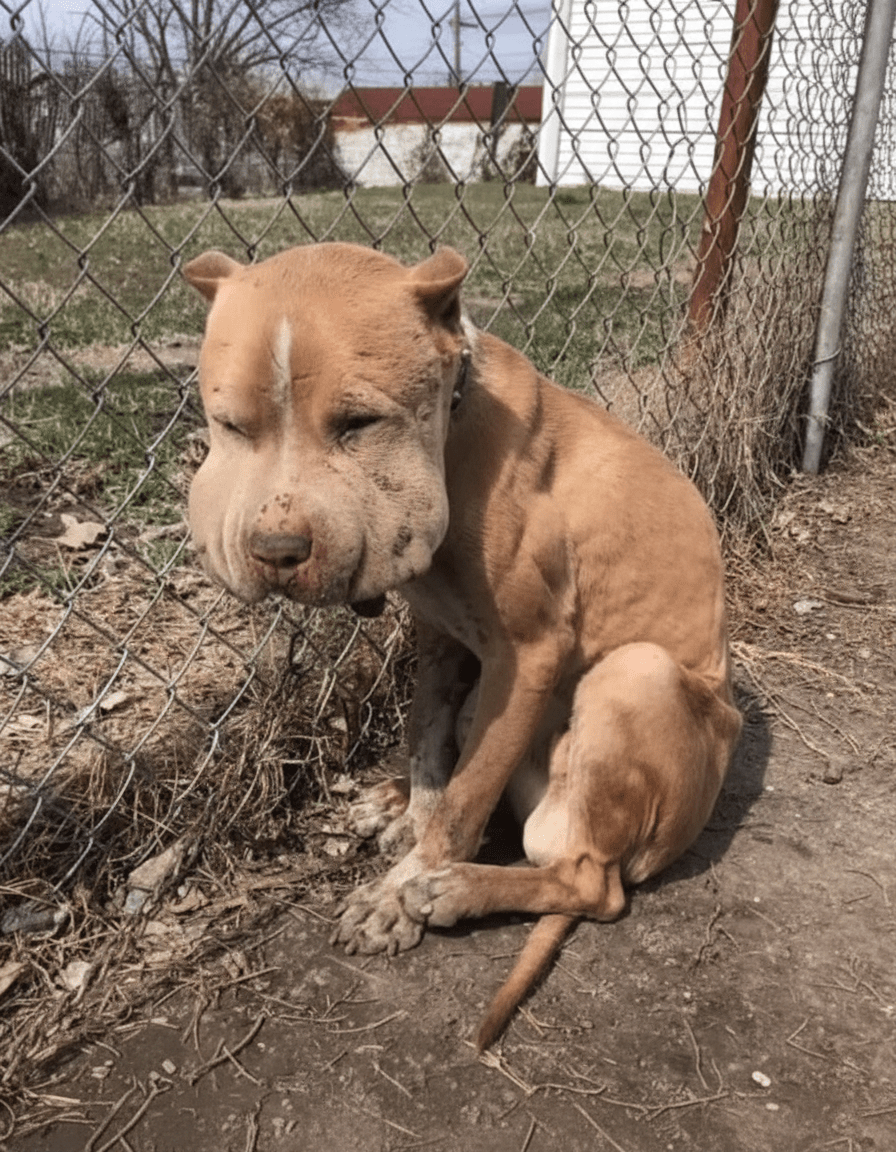 Trembling Pitbull’s Puffy Face Hides a Miracle Rescue No One Saw Coming