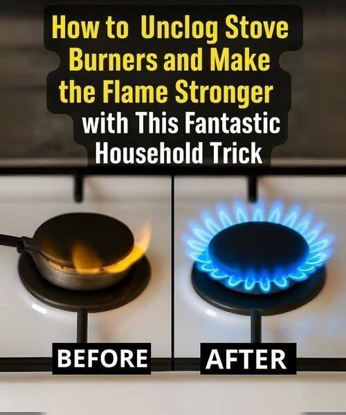 How to unclog stove nozzles and make the flame stronger with this homemade trick
